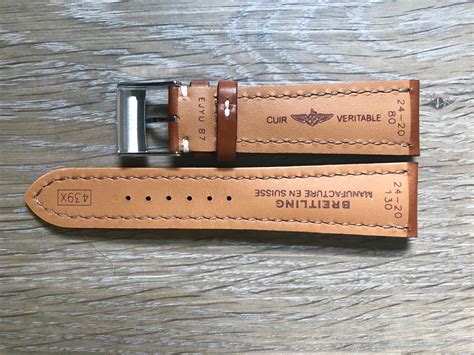 breitling strap rubber|genuine breitling leather watch strap.